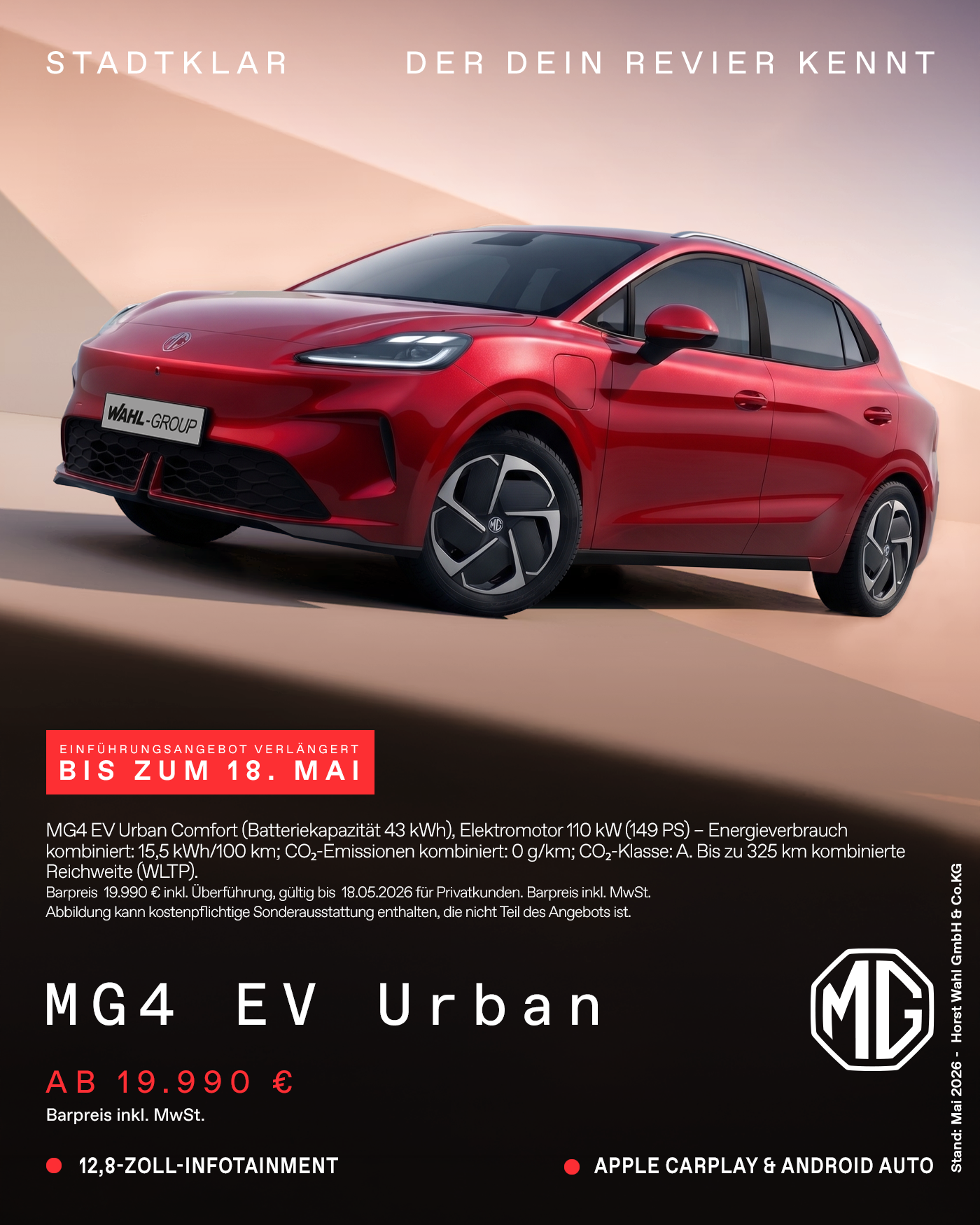 MG4 EV Urban